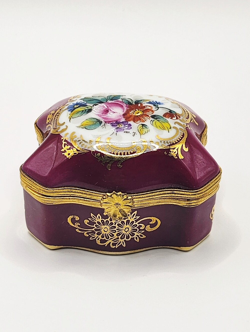 Limoges Vintage Porcelain Trinket Box
